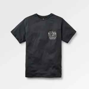 T-shirt homme en coton recyclé Roam Slow - noir