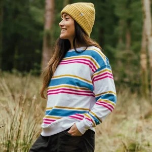 Haut texturé à manches longues - Multi Stripe