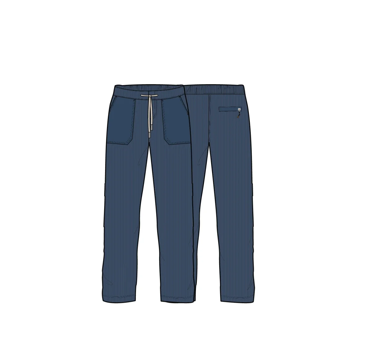 Pantalon Avian Cord - Denim Foncé – Image 7