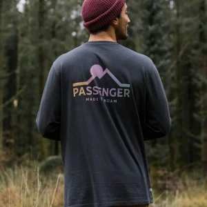 T-Shirt MTR en Coton Recyclé à Manches Longues - Noir