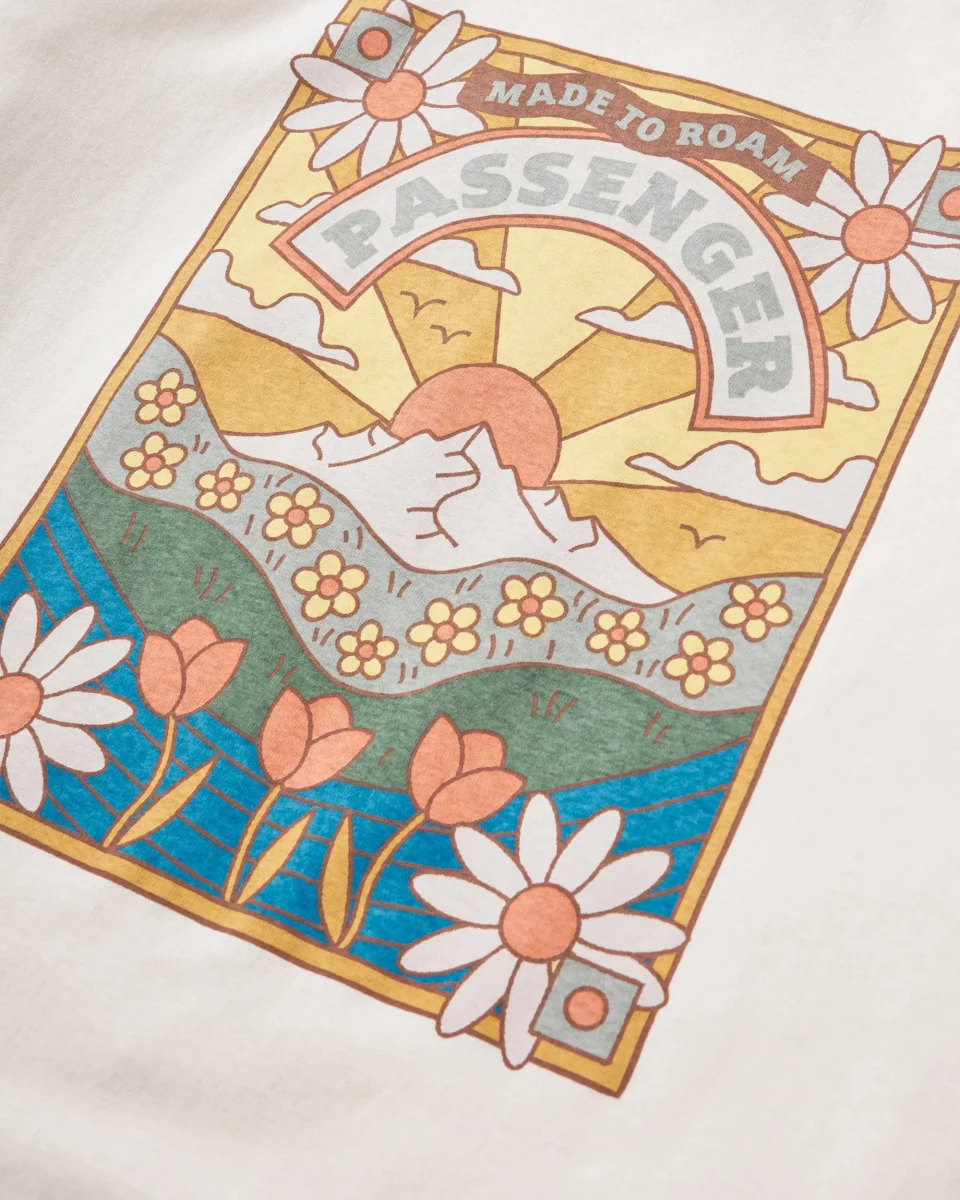 T-shirt Oversize en Coton Recyclé Saisonnier - Bouleau – Image 6