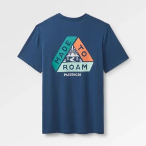 T-shirt recyclé Trail Active - Denim foncé