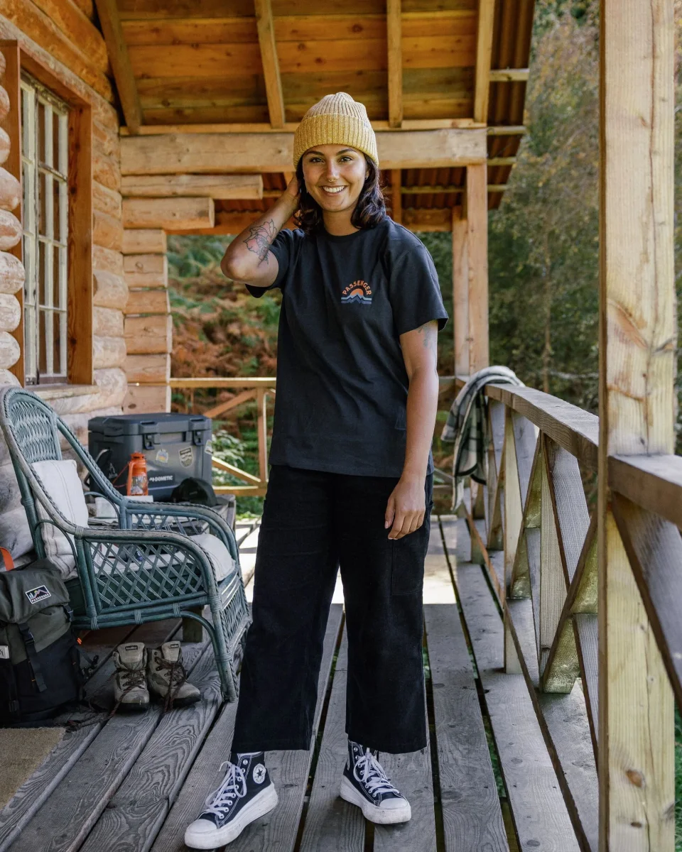 T-shirt en coton recyclé Breathe - Noir – Image 4