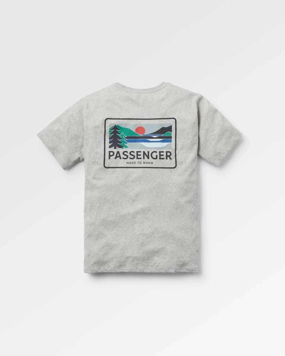 T-shirt Homme en Coton Recyclé Roamer - Gris Chiné – Image 7