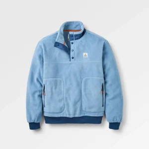 Veste polaire "Take It Easy" - Denim délavé