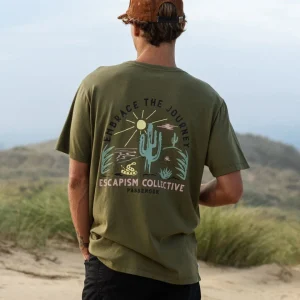 T-shirt Tizana en Coton Recyclé - Kaki