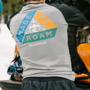 T-shirt à Manches Longues Recyclé Alpine - Noir/Gris