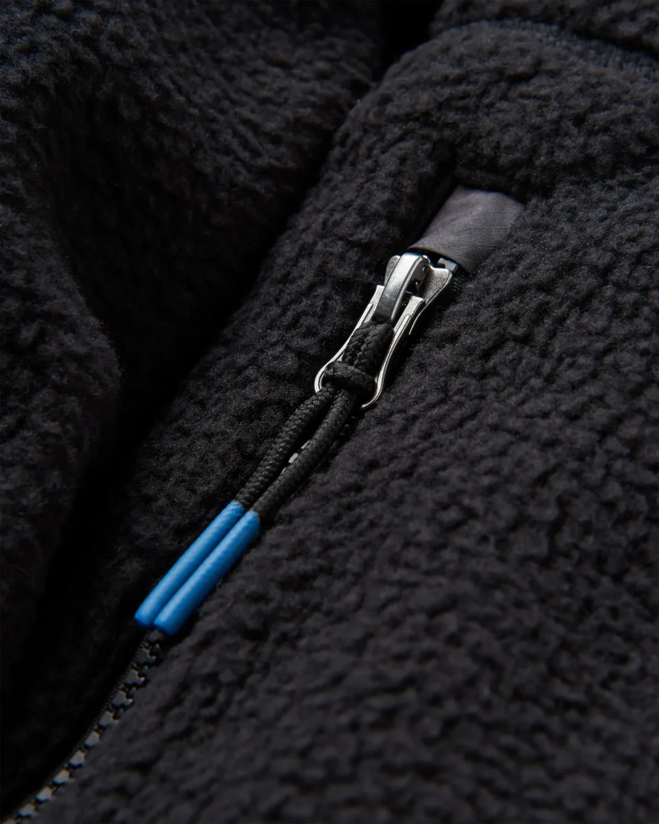 Polaire Sherpa Recyclée Full Zip Tripper 2.0 - Noir – Image 3