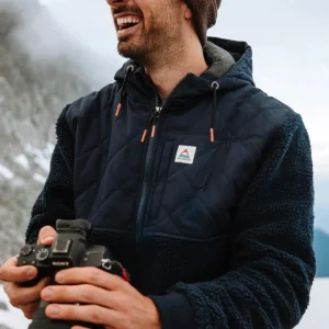 Aventure 2.0 Polaire Sherpa à Poils Longs Recyclée - Rich Navy