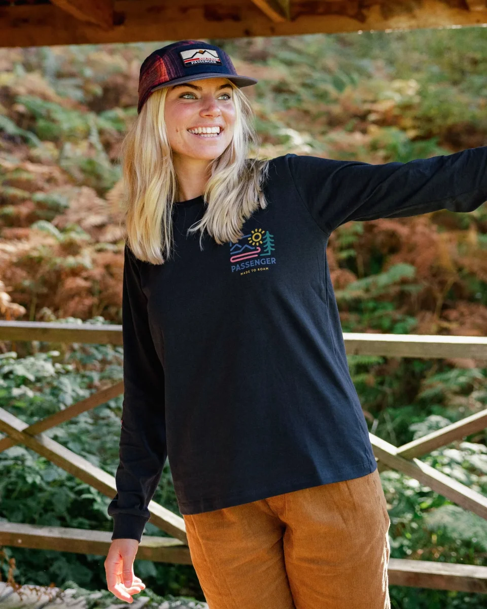 T-Shirt Manches Longues Recyclé Phoenix - Noir – Image 3