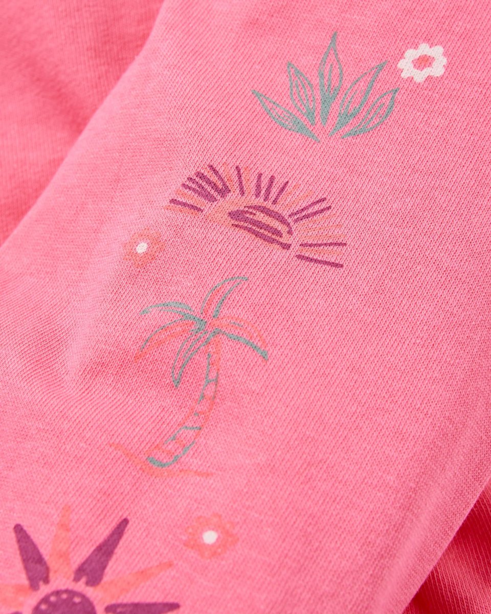 T-shirt Chica en Coton Recyclé à Manches Longues - Doux Rose – Image 5