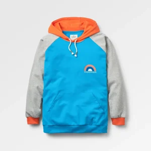 Sweat à Capuche en Coton Bio Riser - Bluejay