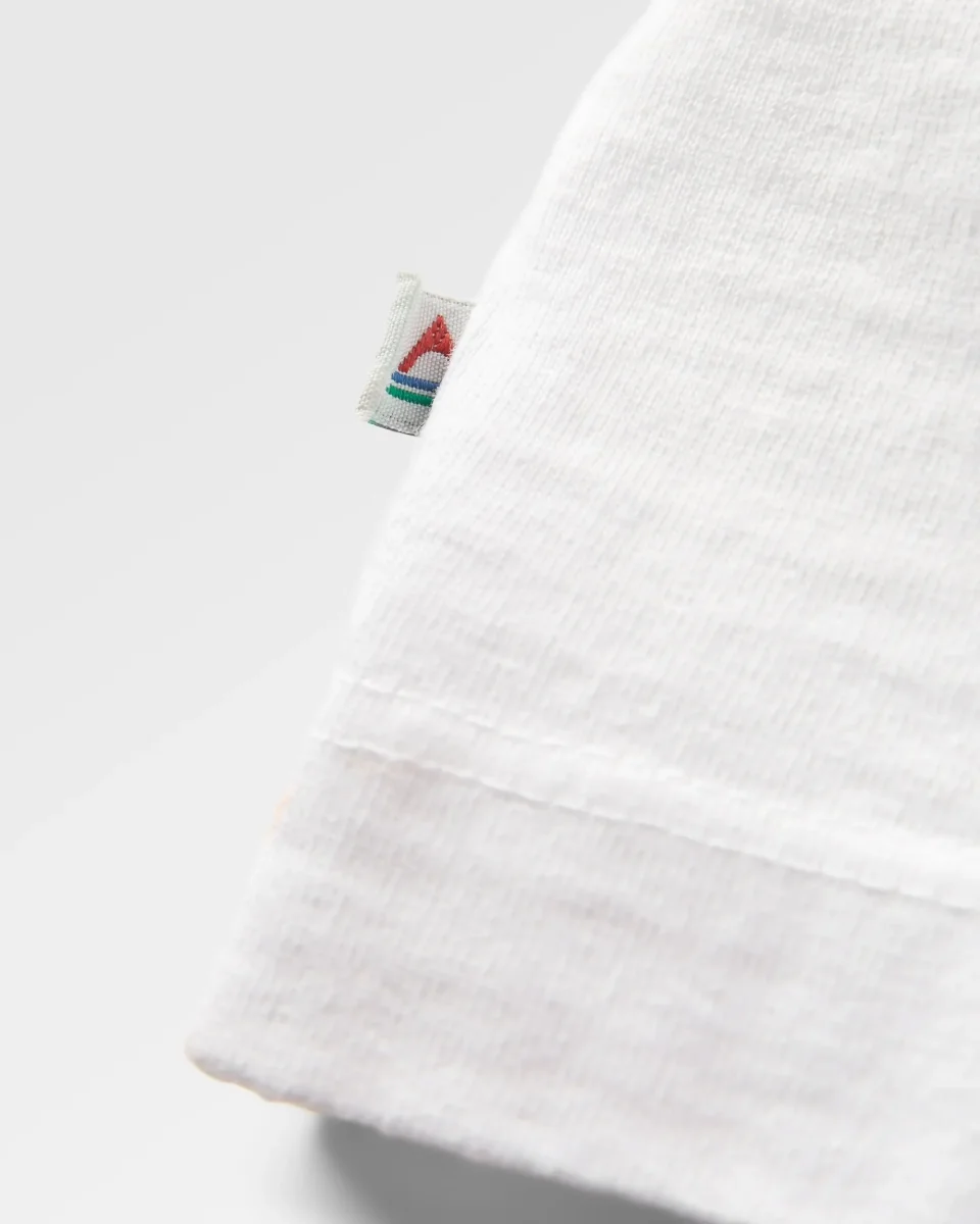 T-shirt Recyclé Décontracté Heritage - Blanc – Image 9