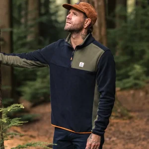 Polaire 1/4 Zip Recyclé Root - Noir