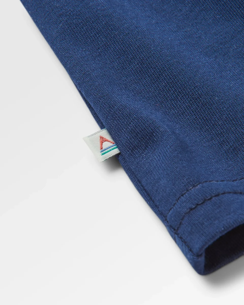 T-shirt manches longues en coton bio Phoenix - Rich Navy – Image 7