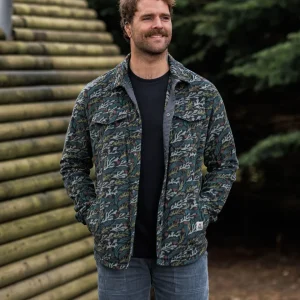 Chemise en polaire recyclée Maple Polar - Courant Océan Noir