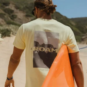 T-shirt en coton recyclé Roam - Sunlight