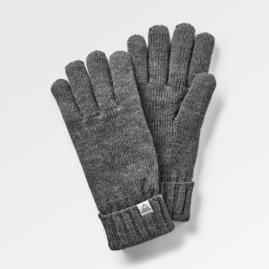 Gants Tricotés Recyclés Gale - Charcoal