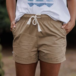 Short Sergé Santosa - Biscuit