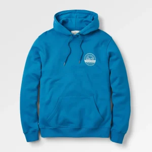 Sweat à Capuche en Coton Bio Odyssey - Bleu Acier