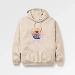 Hoodie en coton recyclé Shutter - Birch