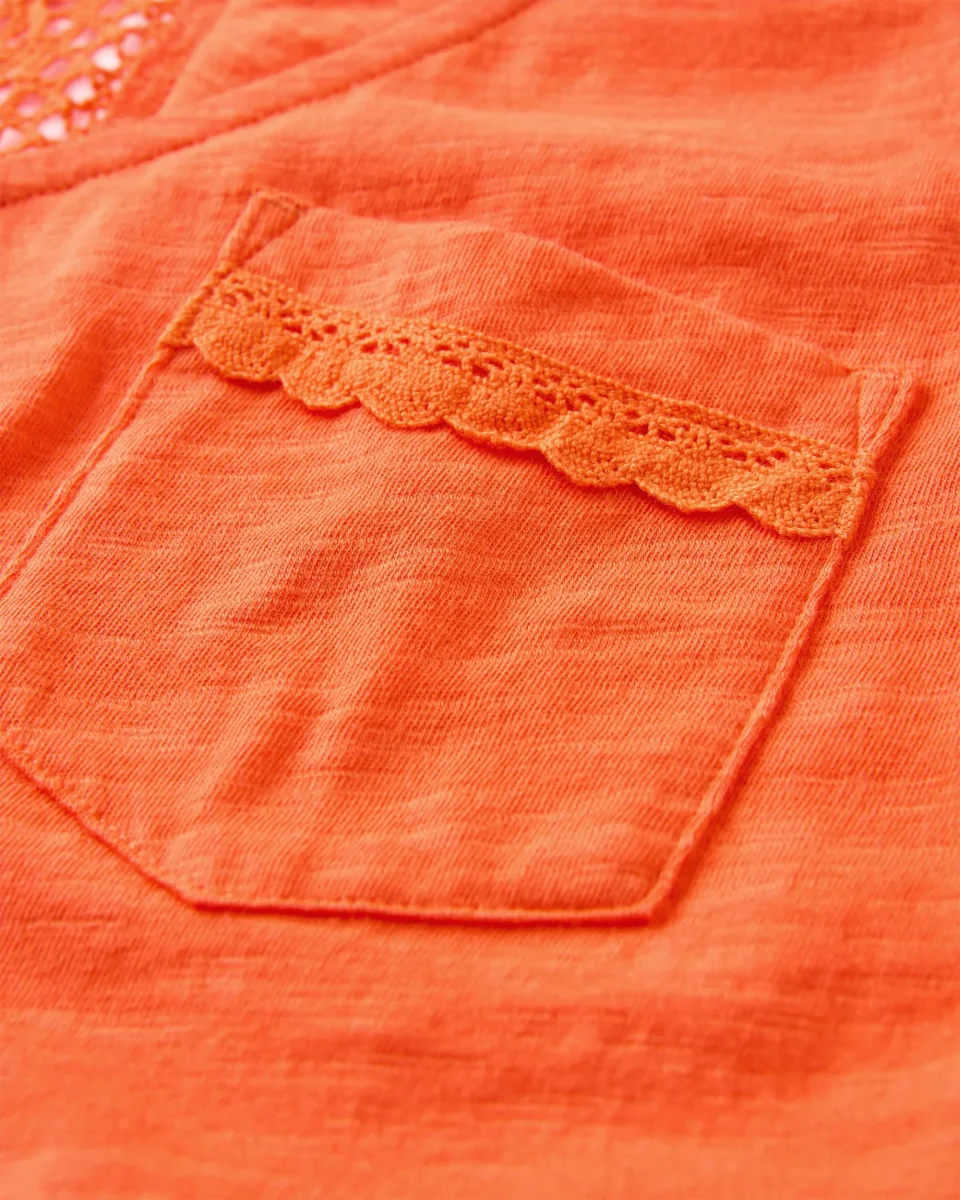 Haut en Coton Recyclé Rivergate - Ember Orange – Image 7