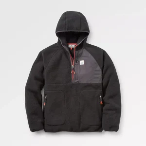 Polaire Recyclée en Sherpa à Fermeture Éclair 1/2 Ventura - Noir