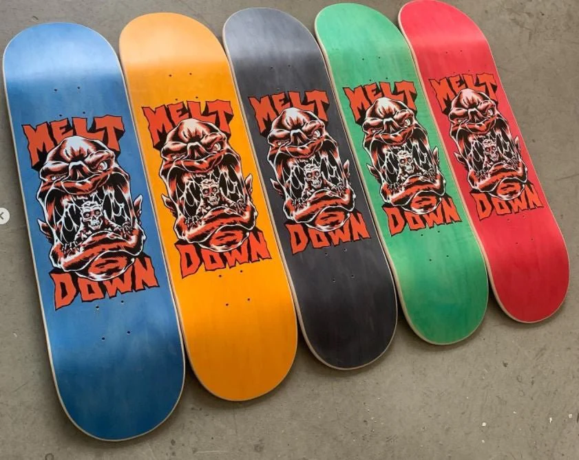 BIG MOUTH Meltdown skateboard decks