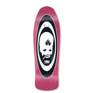 Black Label Skateboard Deck Thumbhead Oval Custom 12XU Shaped 10.0" x 31.25"