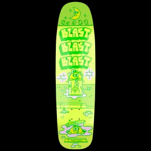 Blast Skates Wild in the Streets shaped green 8.7"