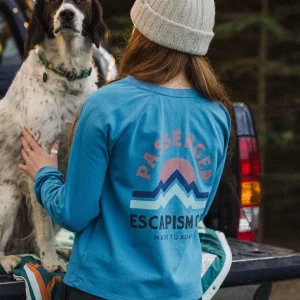 Sweatshirt en Coton Recyclé Breathe - Bluejay