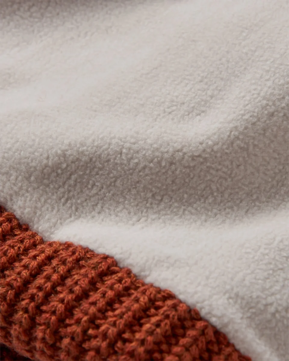 Bonnet recyclé doublé polaire Beechwood - Baked Clay – Image 4