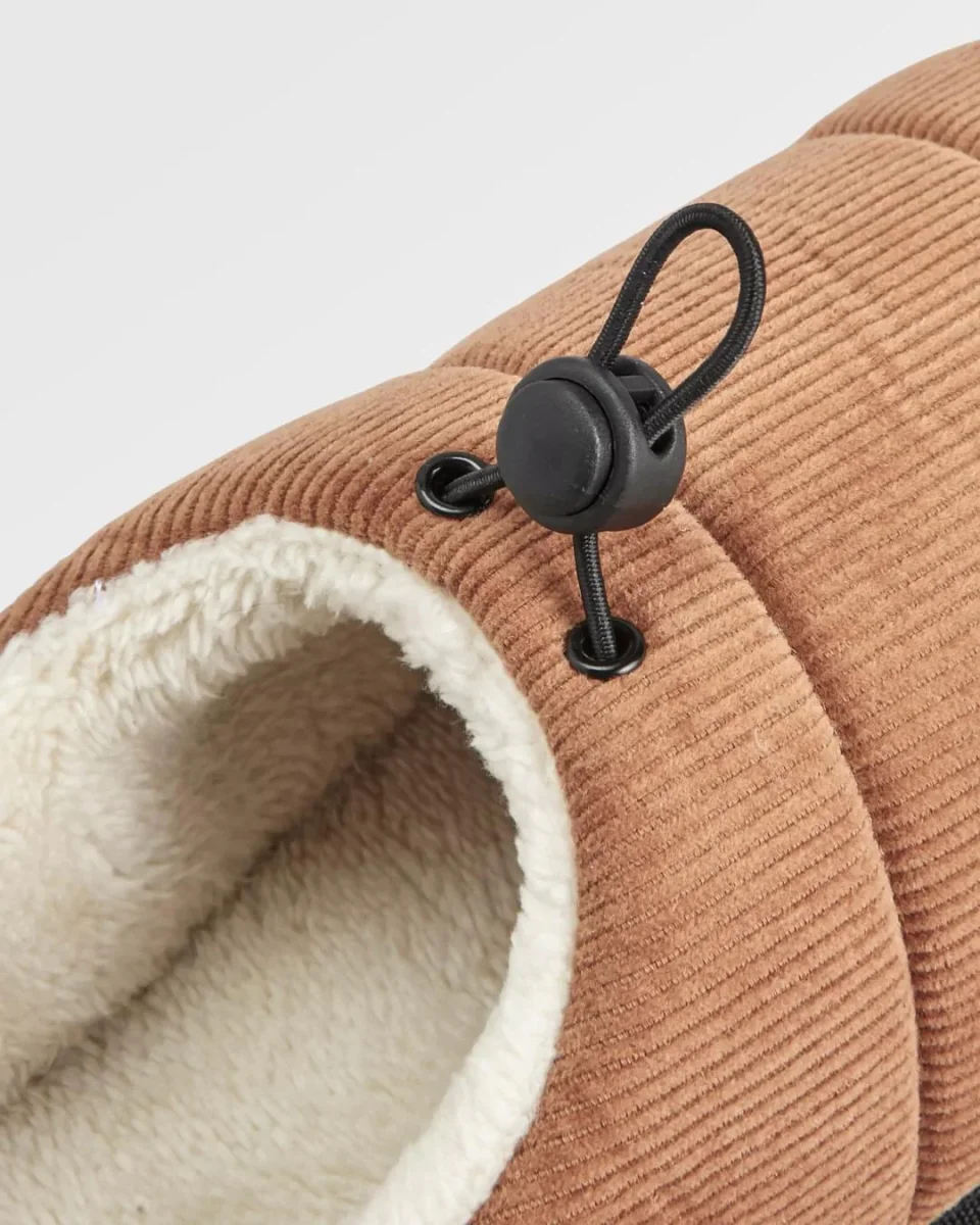 Chausson Hut en Velours Côtelé à Recharger - Noix de Coco – Image 6