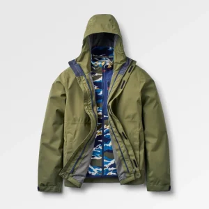 Veste 3 en 1 Imperméable Recyclée Graniteridge - Kaki