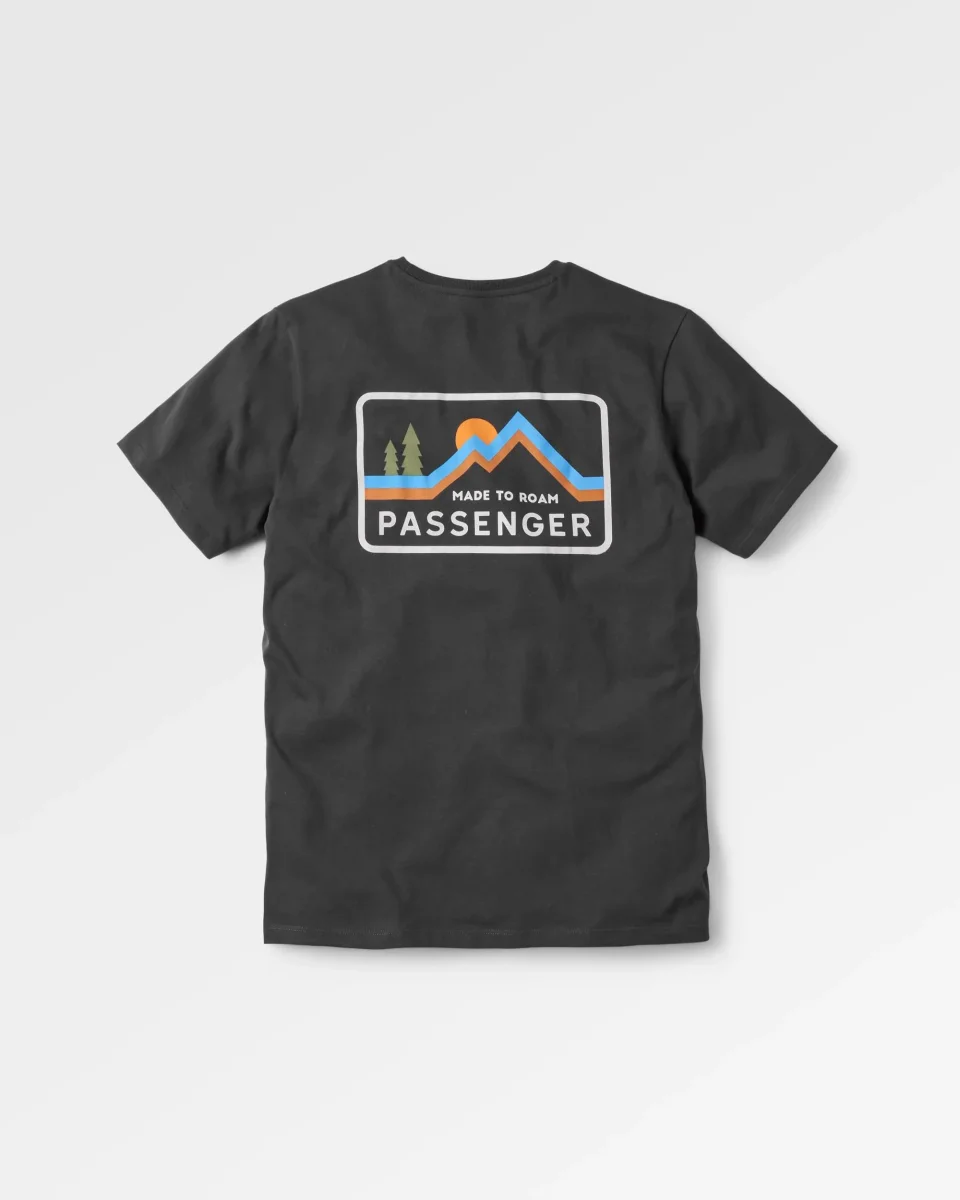 T-shirt en coton recyclé - Noir – Image 5