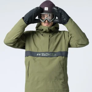 Anorak recyclé pour hommes Snowscape - Kaki