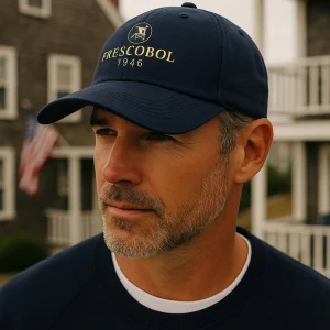 casquette-navy-frescocarre_98e37bd6-5c07-42e4-ac9d-6d825e966a95.jpgv1750929613 Frescobol 1946 Genuine Cap - Coton 100% Bio