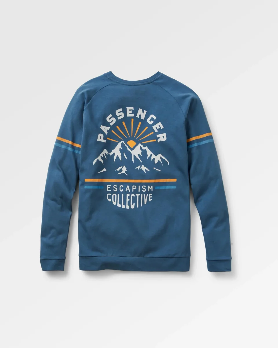 T-shirt Wander à manches longues - Denim foncé – Image 2