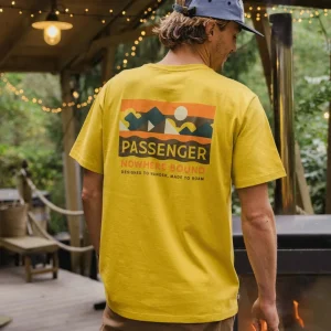 T-shirt en coton recyclé NWB - Jaune Héritage