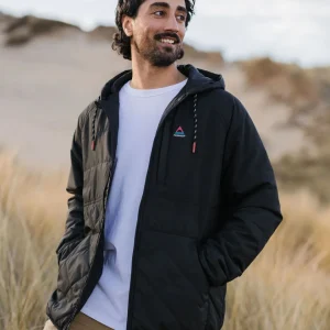 Veste Recyclée Isolante à Fermeture Éclair Dylan - Noir