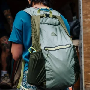 Sac à dos pliable recyclé Trail Light - Kaki