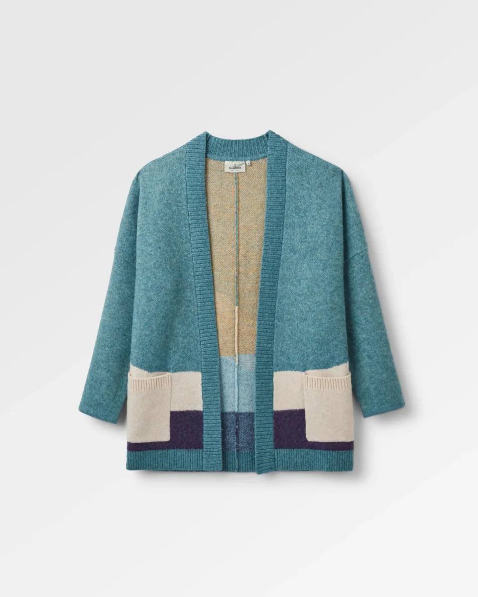 Cardigan Tricoté Recyclé Vista - Arctique – Image 3