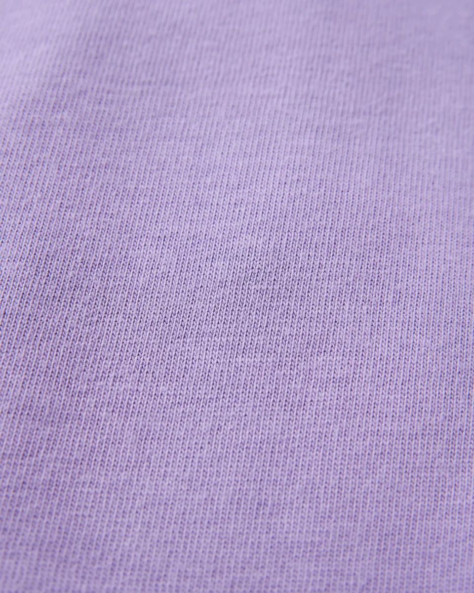 T-Shirt à Manches Longues en Coton Bio Easy Days - Violet Rétro – Image 7