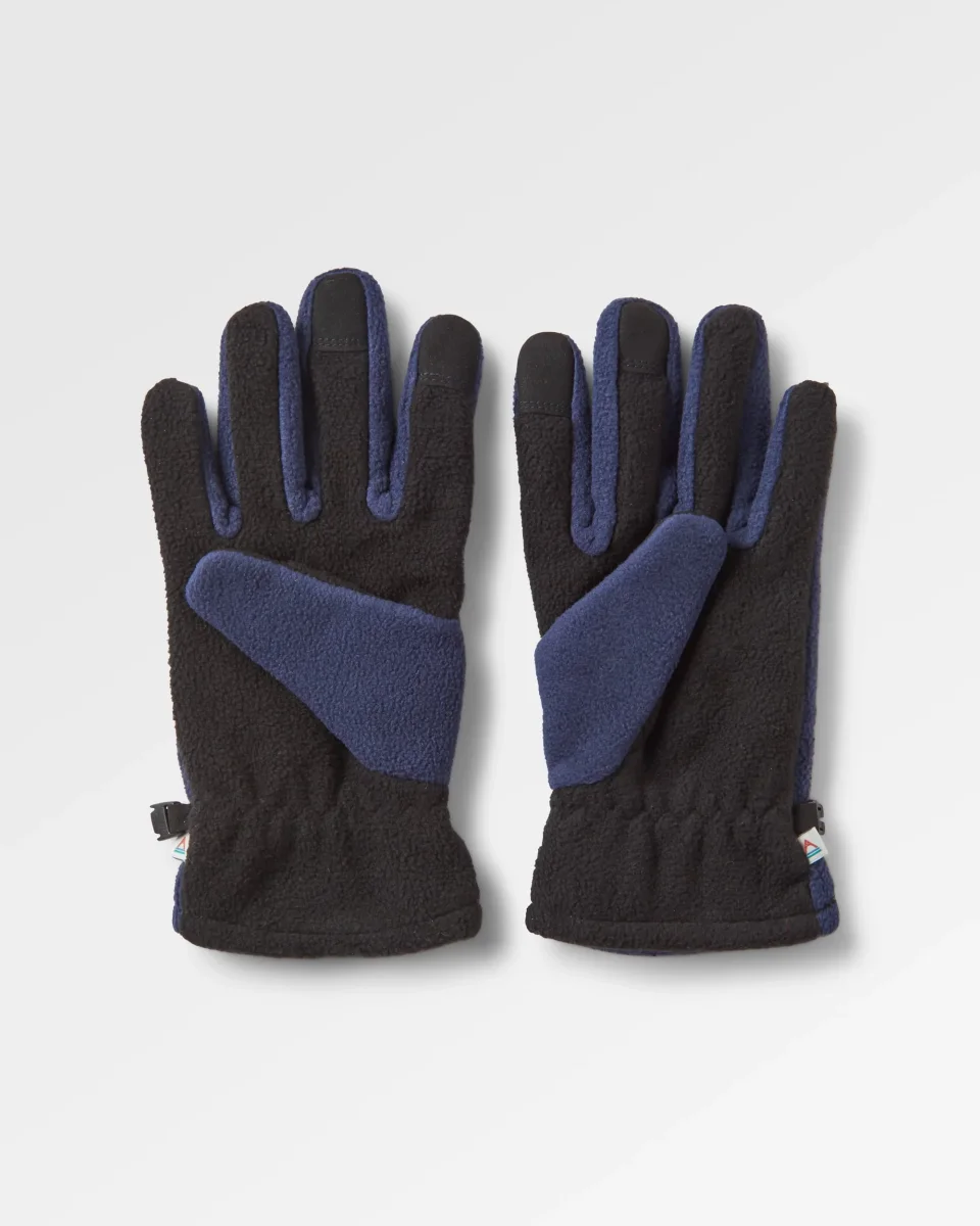 Gants en polaire recyclée pour écran tactile - Rich Navy – Image 2