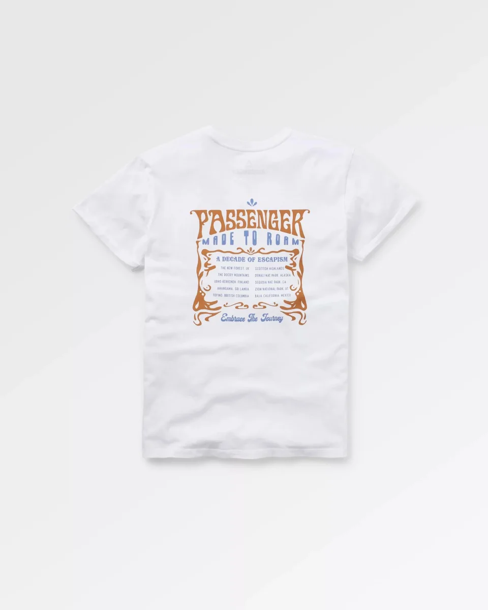 T-shirt en coton recyclé Canelazo - Blanc