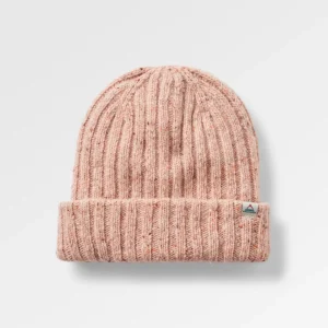 Bonnet pêcheur en laine mérinos - rose blush