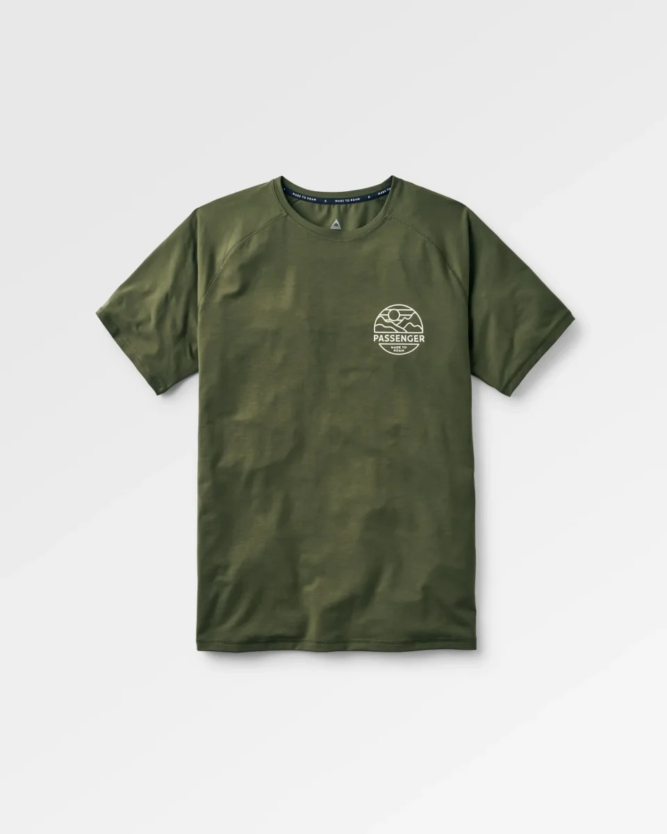 T-shirt Actif Recyclé Sedona Drirelease® - Kaki – Image 2