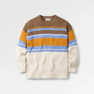 Pull Grasslands en coton bio tricoté oversize - Acorn