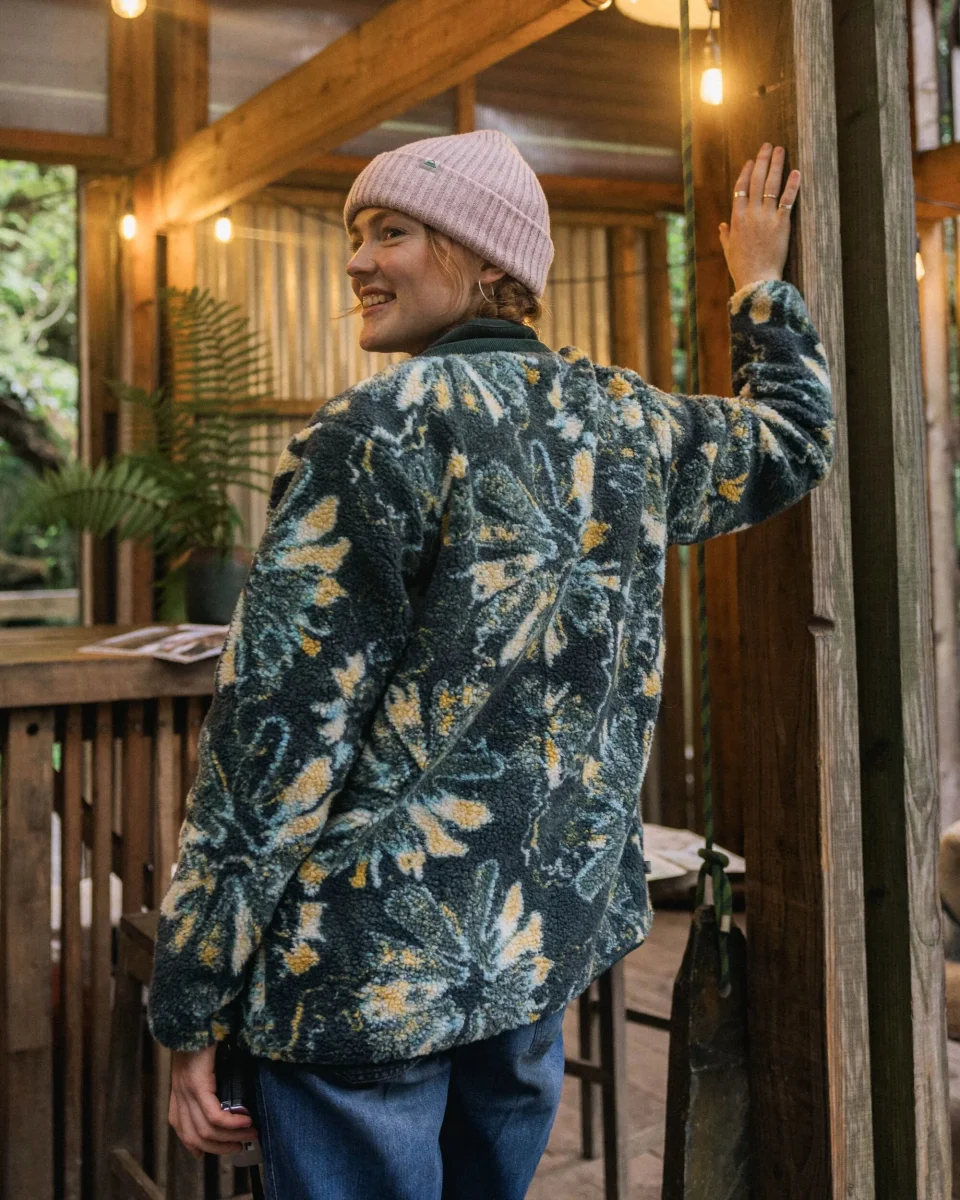 Polaire sherpa Clover - givre fougère foncée – Image 5