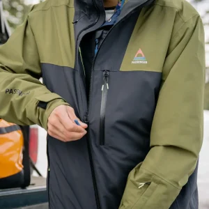 Veste Recyclée pour Homme Snowscape - Noir